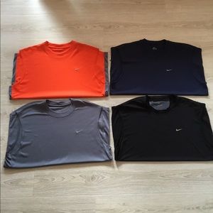 4 Nike Dri Fit Mens Sleeveless Active Wear Shirt